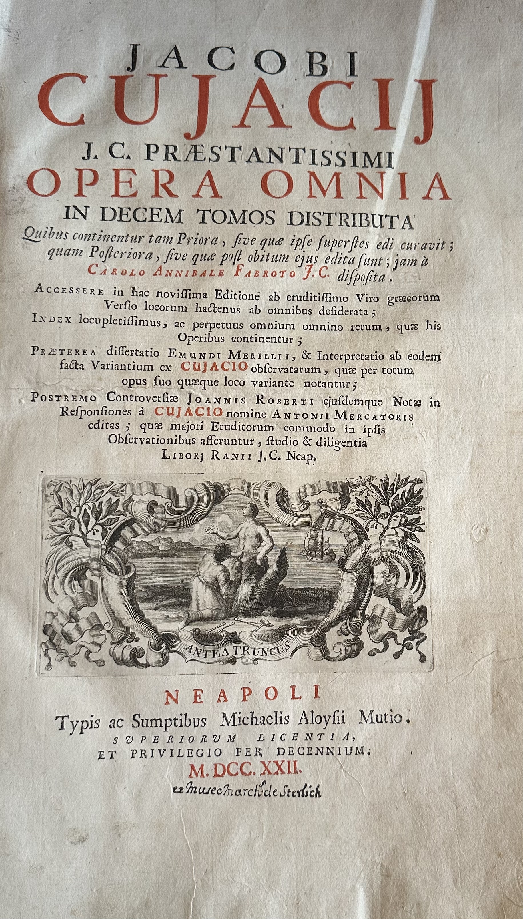 OPERA OMNIA IN DECEM TOMOS