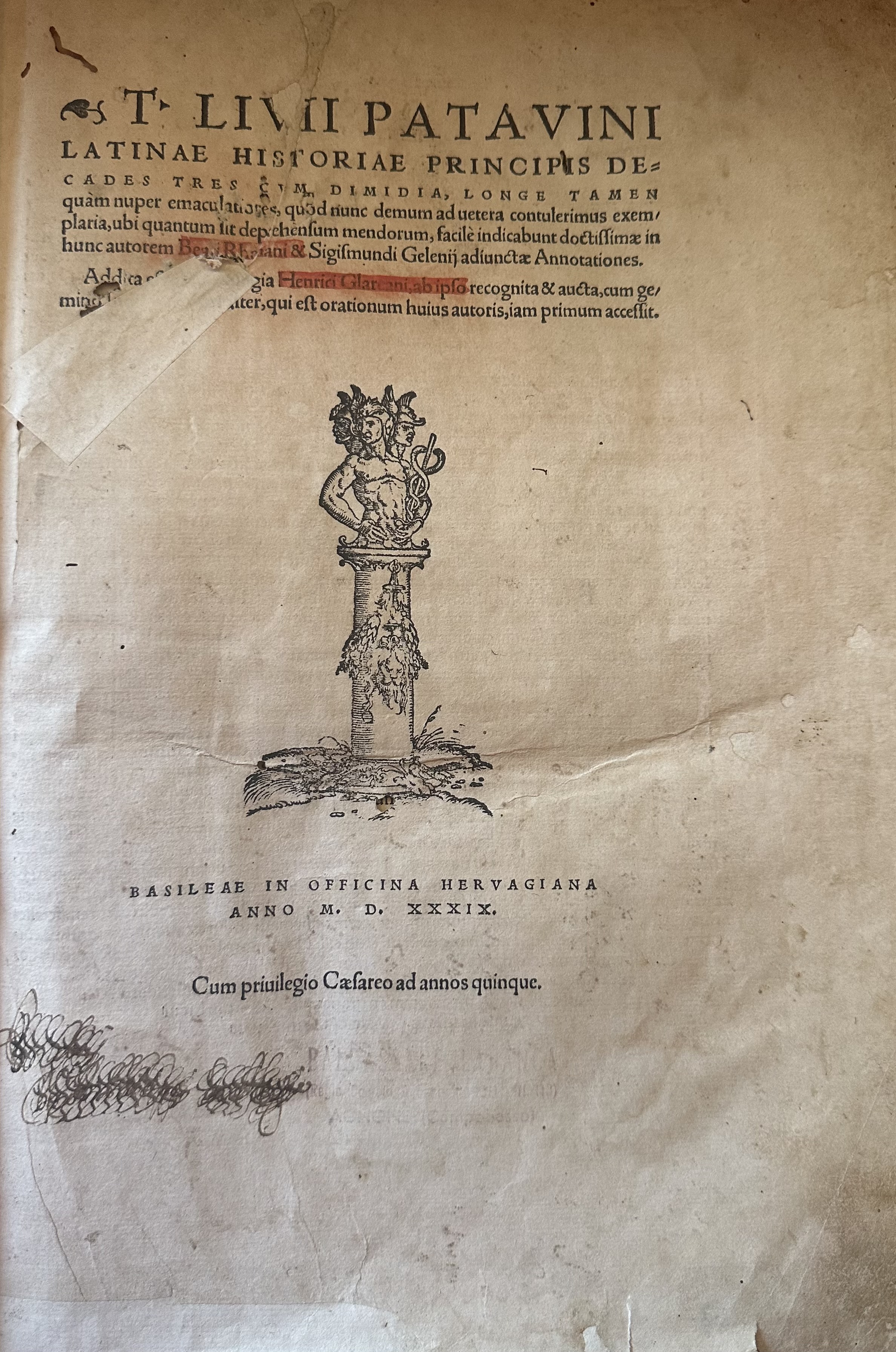 Latinae Historiae Principis Decades Tres
