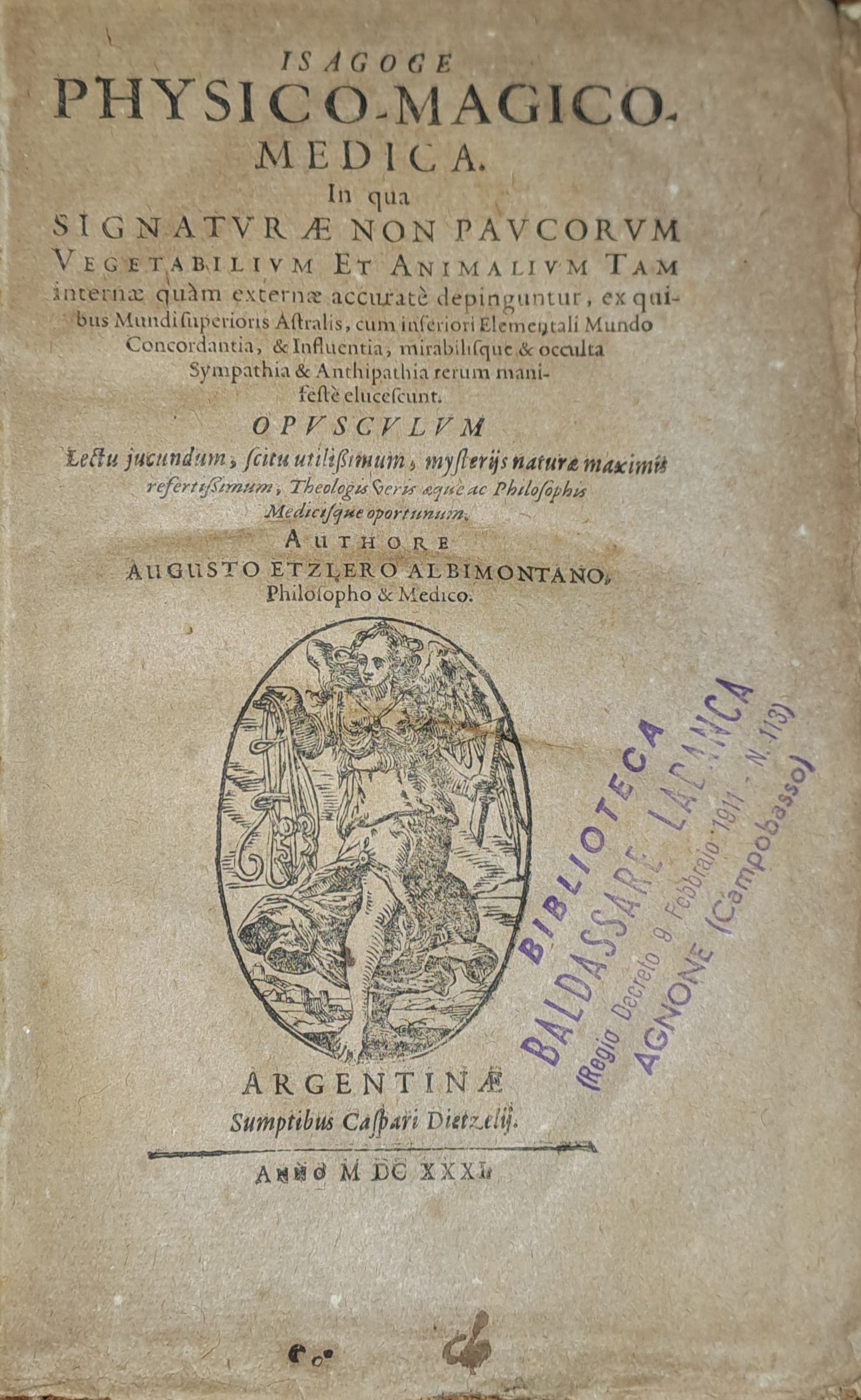 ISAGOGE PHYSICO-MAGICO MEDICA