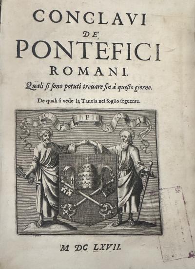 Conclavi De’ Pontefici Romani